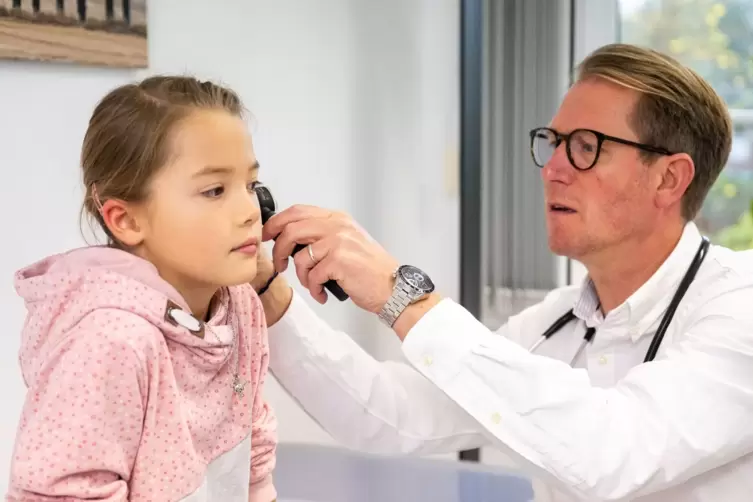 Ein Kind beim Arzt