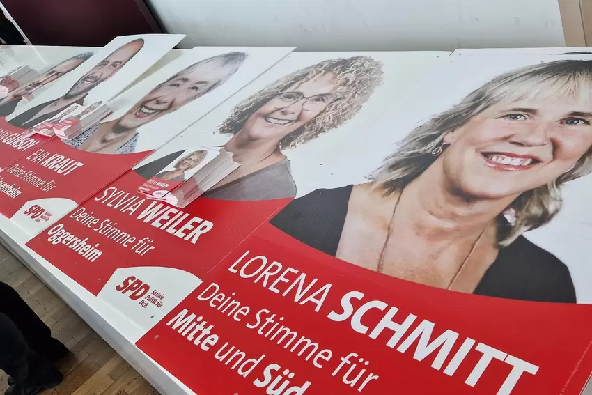 Die Wahlplakate der Ortsvorsteherkandidaten.