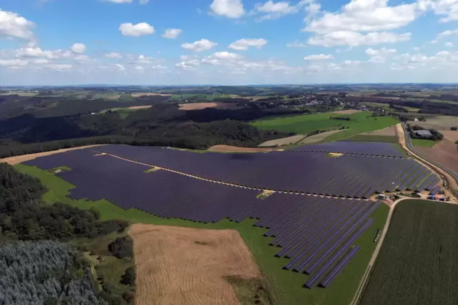 Großer Solarpark in der Südeifel
